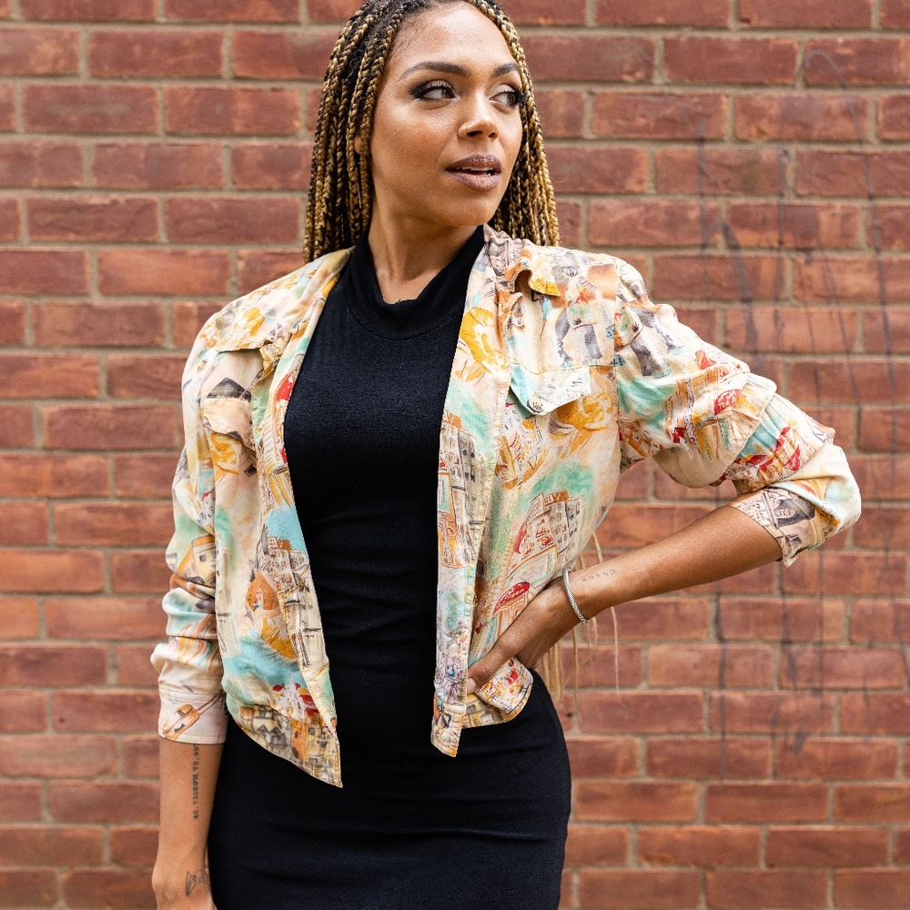 Maggy London Silk Jacket